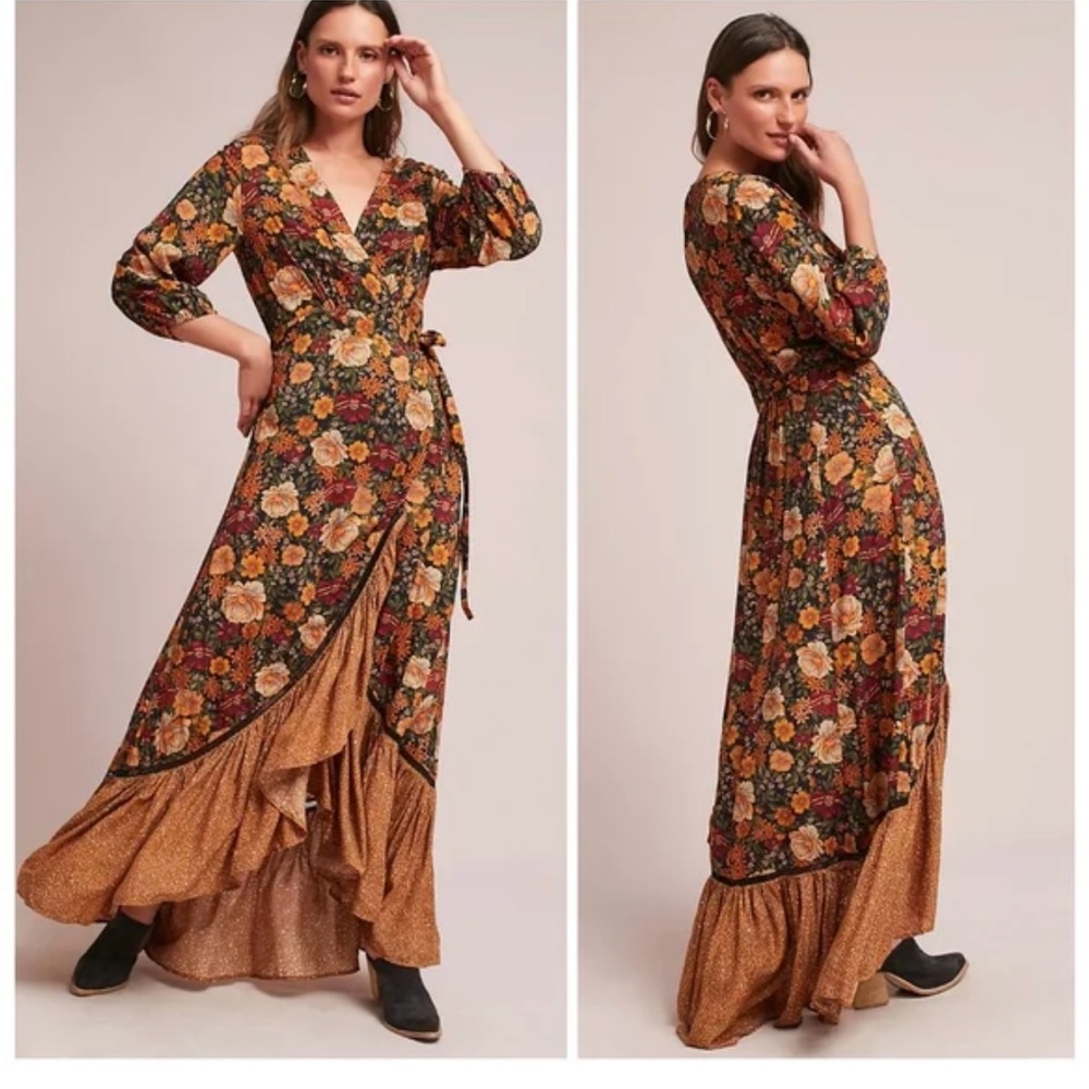 FARM Rio Madrid Wrap Dress